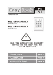 Digitron Easy Lock DPN13AG User Manual
