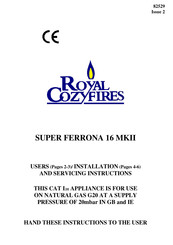 Royal Cozyfires SUPER FERRONA 16 MKII Manual