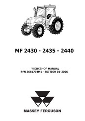 Massey Ferguson MF 2430 Workshop Manual