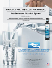Environmental Water Systems PRESED-1354 Product And Installation Manual
