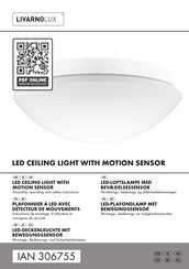 LIVARNO LUX 306755 Assembly, Operating And Safety Instructions
