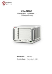 JYTEK Thunderbolt PXIe-62314T Manual
