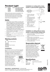 North Light OCL-764-Concrete-BK Instruction Manual