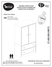 South Shore 038 Assembly Instructions Manual