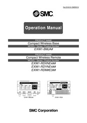 SMC Networks EXW1-RDYNE4BE Operation Manual
