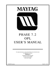 Maytag PHASE 7.2 User Manual