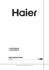 Haier HWO60S8EPB2 User Instructions