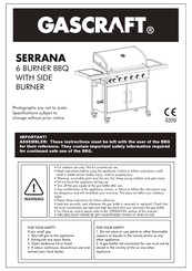 Gascraft SERRANA Manual