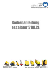 Mirage Reinigungstechnik escalator 510LCE User Manual