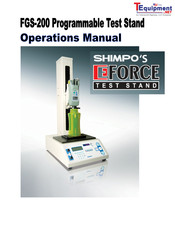 Shimpo EFORCE FGS-200 Operation Manual
