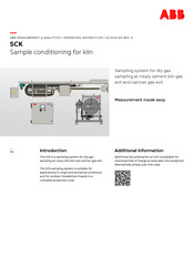 ABB SCK Operating Instructions Manual