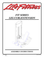 Life Fitness FIT SERIES Assembly Instructions Manual
