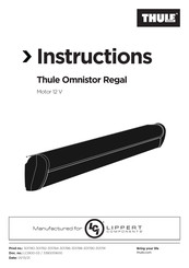 Thule 301784 Instructions Manual