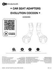 Kinderkraft CAR SEAT ADAPTER EVOLUTION COCOON User Manual