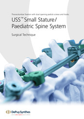 Synthes USS Small Stature/Paediatric Spine System Manual