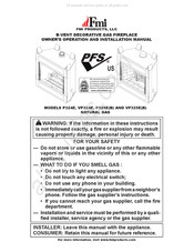 FMI VP324EA Owner's Operation And Installation Manual