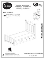 South Shore 189 Assembly Instructions Manual