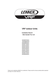 Lennox VESD017N432U Installation Manual