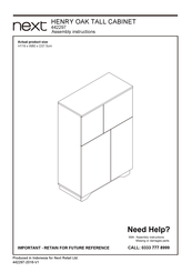 Next 442297 Assembly Instructions Manual
