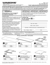 Winsome 92644 R1 Assembly Instructions Manual
