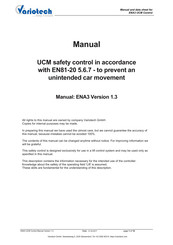 Variotech ENA3 Manual
