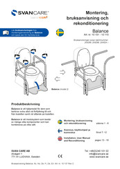 SVAN CARE Balance Installation, User Manual And Reconditioning