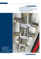 Dr. Escherich TAIFUN-CLEAN COMPACT 110 AF Operating Instructions Manual