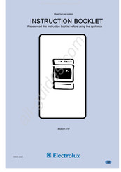 Electrolux EK 5731 Instruction Booklet
