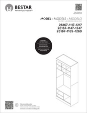 Bestar 26167-1117-1217 Assembly Instructions Manual