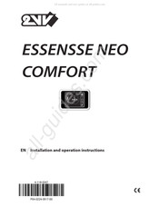 2VV RGJ-VCES2-CO-S-MA Installation And Operation Instractions