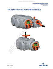Emerson Bettis TEC2 Installation And Operation Manual