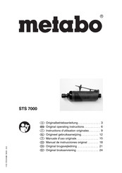 Metabo STS 700 Original Operating Instructions