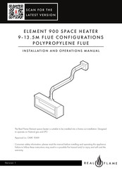 Real Flame ELEMENT 900 Installation And Operation Manual