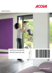 Acova 40005902 Instructions For Use Manual