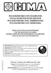 Gima 34291 Use And Maintenance Book