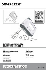 silvercrest handmixer shm 300 c1