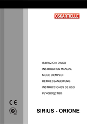 Oscartielle SIRIUS 135 Instruction Manual