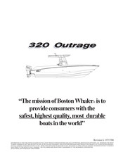 whaler 320 Outrage Owner's Manual