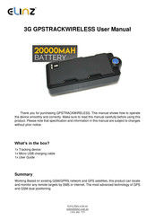 Elinz TK20SG User Manual