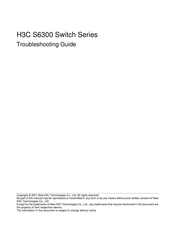 H3C S6300 Series Troubleshooting Manual