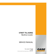 Case 570ST The KING Service Manual