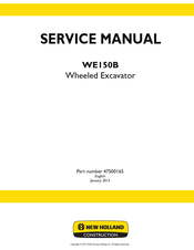 New Holland WE150B Service Manual