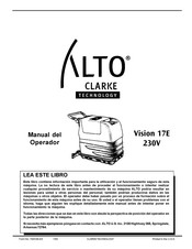 Clarke Alto Vision 17E Operator's Manual