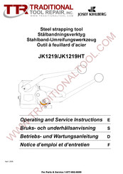 Traditional Tool Repair JK1219HT Operating And Service Manual