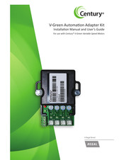 Regal Century V-Green 2517369-001-001-0A Installaton Manual And User's Manual