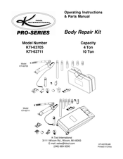 K-Tool PRO Series Operating Instructions & Parts Manual