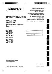 Fujitsu Airstage AS A12L Series Operating Manual