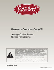 Paccar Peterbilt COMFORT CLASS Service Parts List