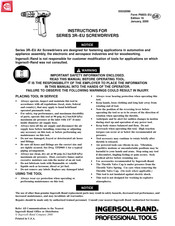 Ingersoll-Rand 3RTMS9D-EU Instructions Manual