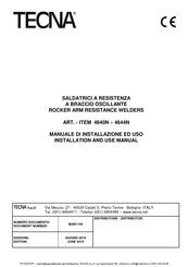 Tecna 4640N Installation And Use Manual